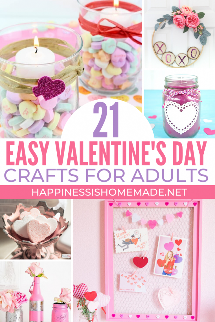 21 easy valentines day crafts for adults