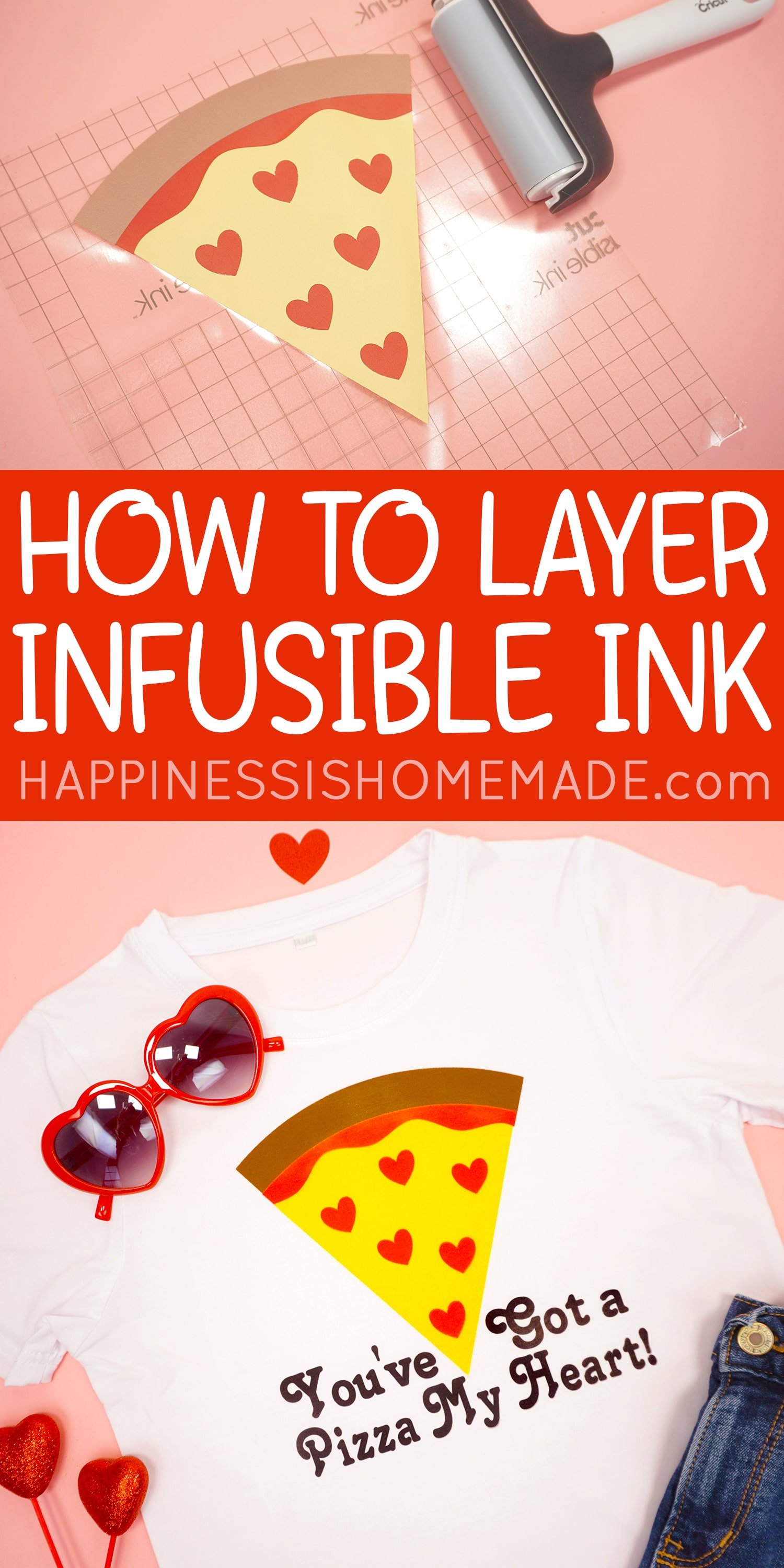 How to Layer Cricut Infusible Ink