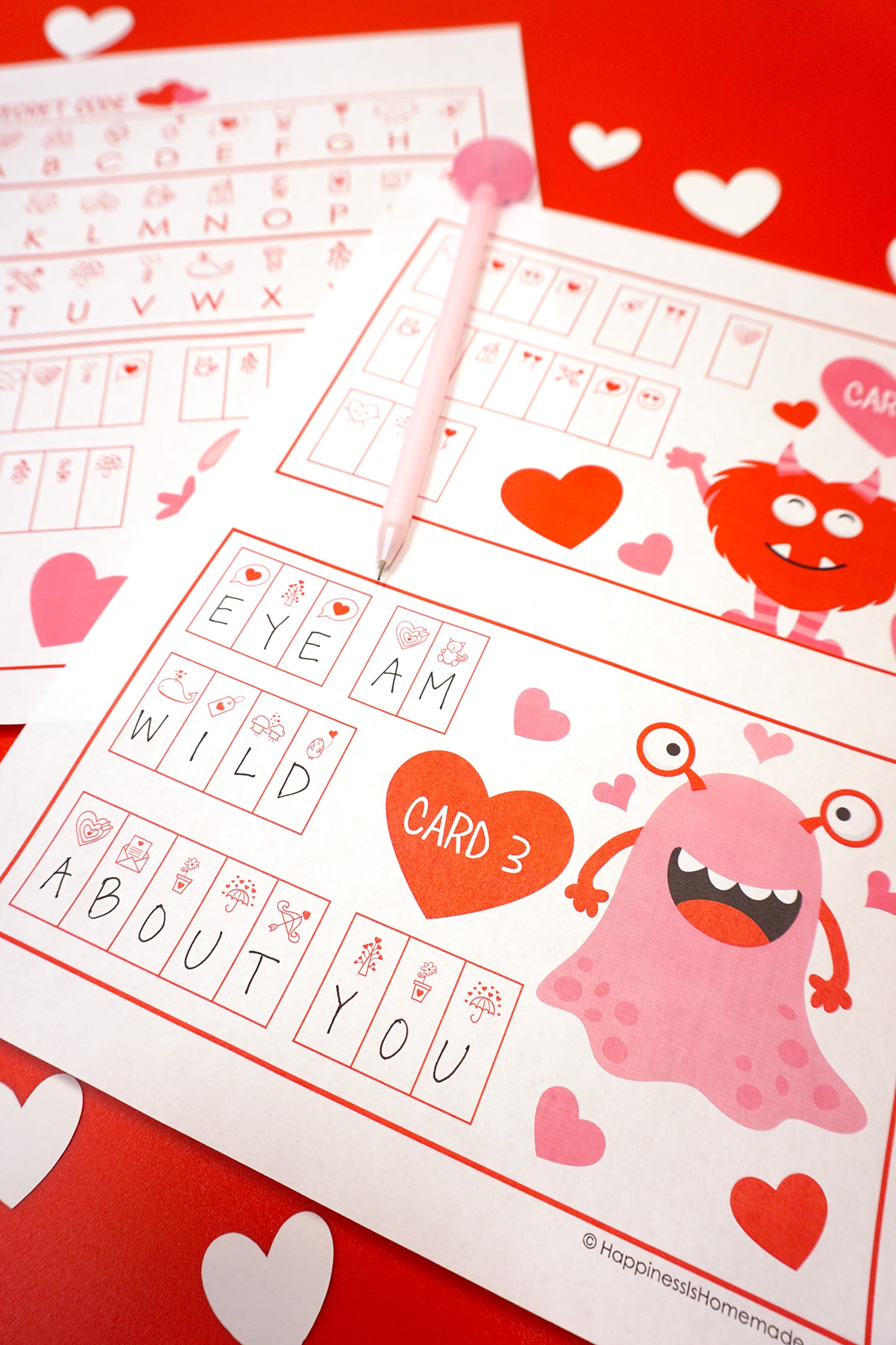 cute valentines day printable game for kids