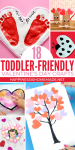 18 toddler friendly valentines day crafts