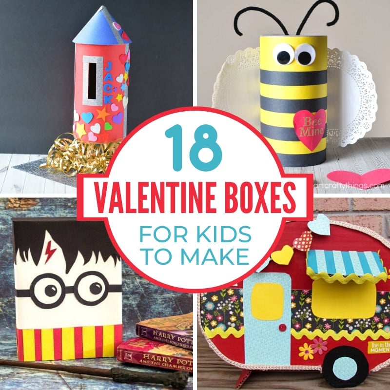 18 valentine boxes for kids to make
