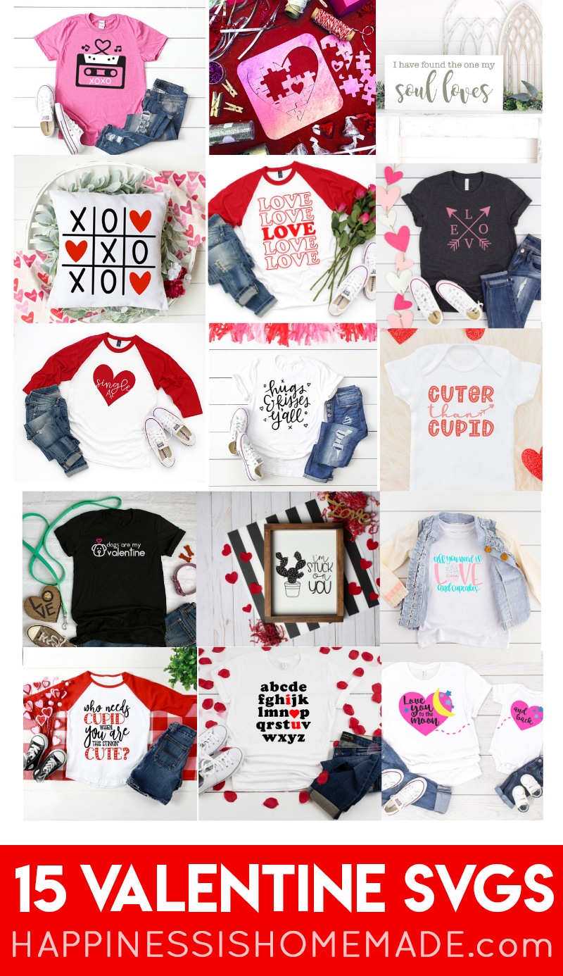 valentine svg craft collection