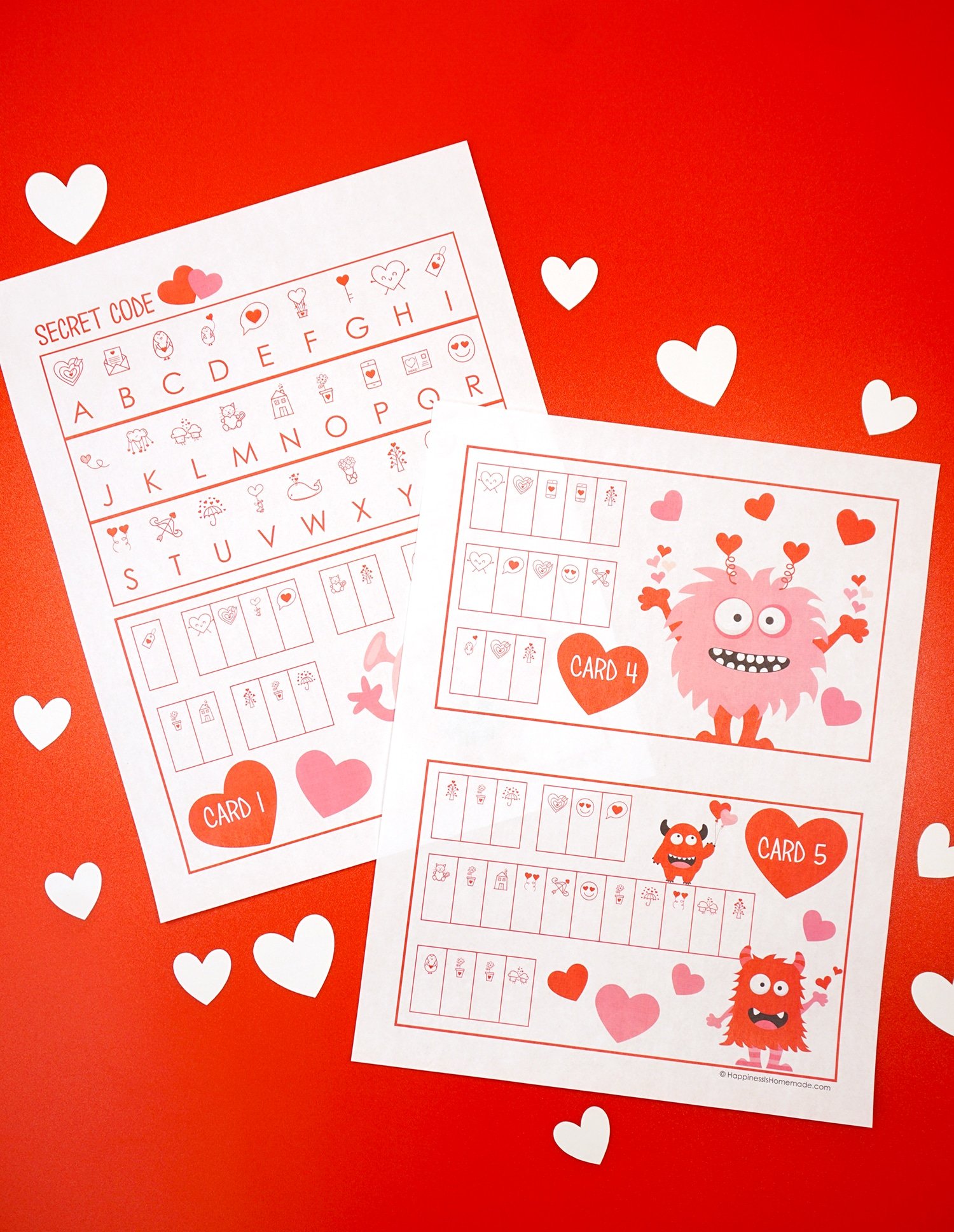printable valentines day games for kids monster crack the code 