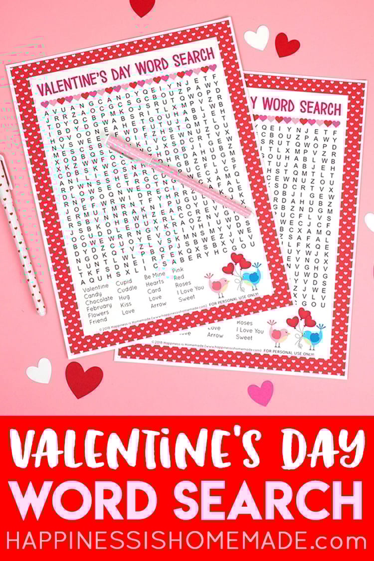 Valentine's Day Word Search