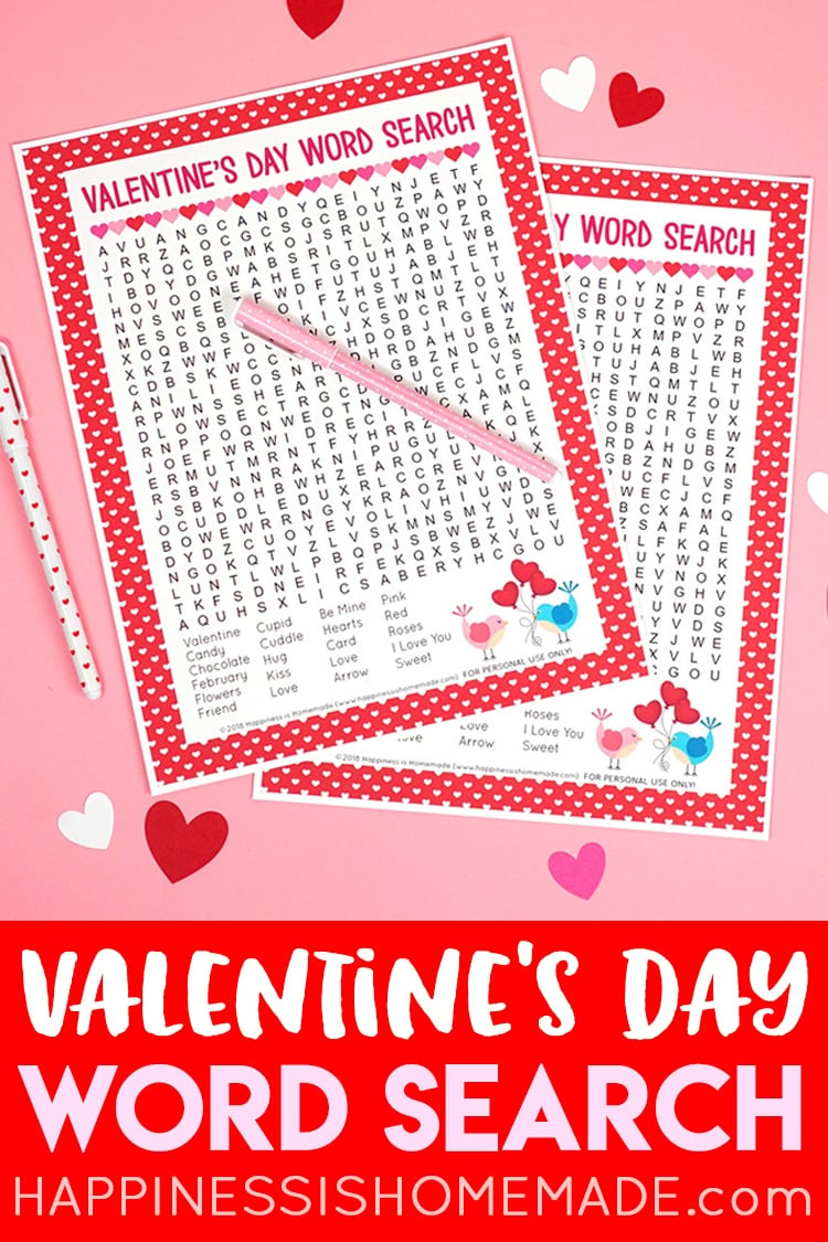 Valentine's Day Word Search