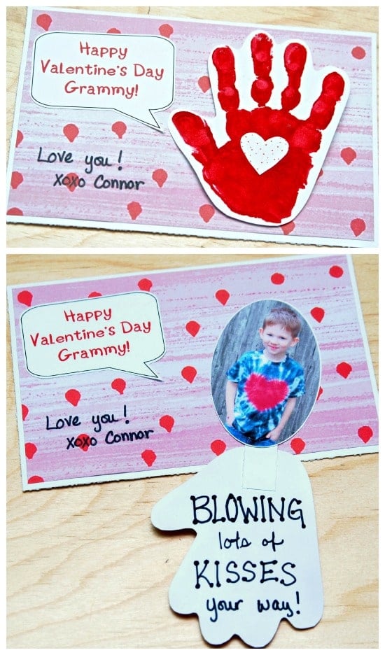 blowing kisses valentines day cards