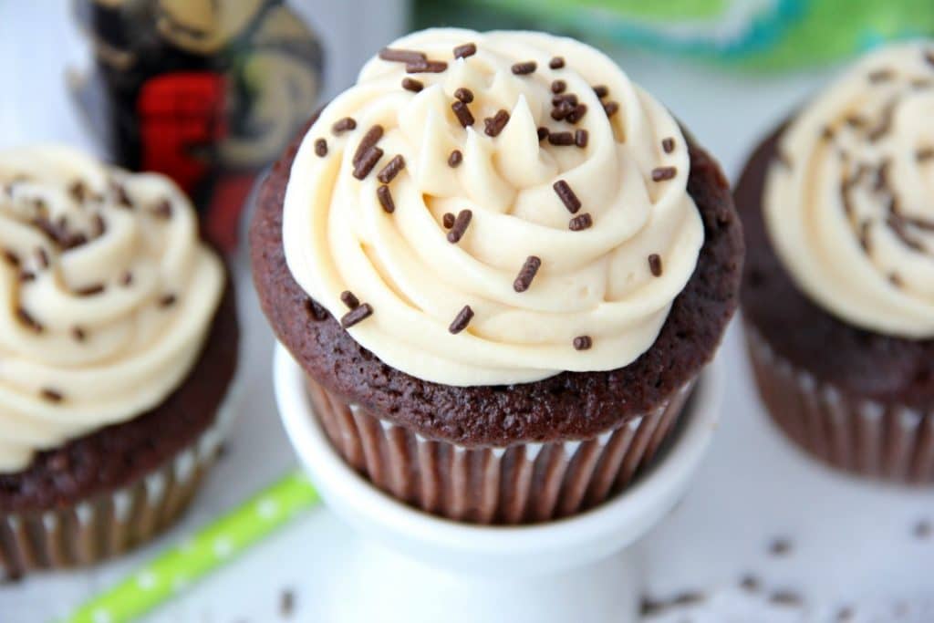 guinness cupcakes with baileys frosting