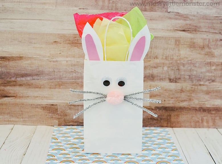 paper bag white rabbit bag 