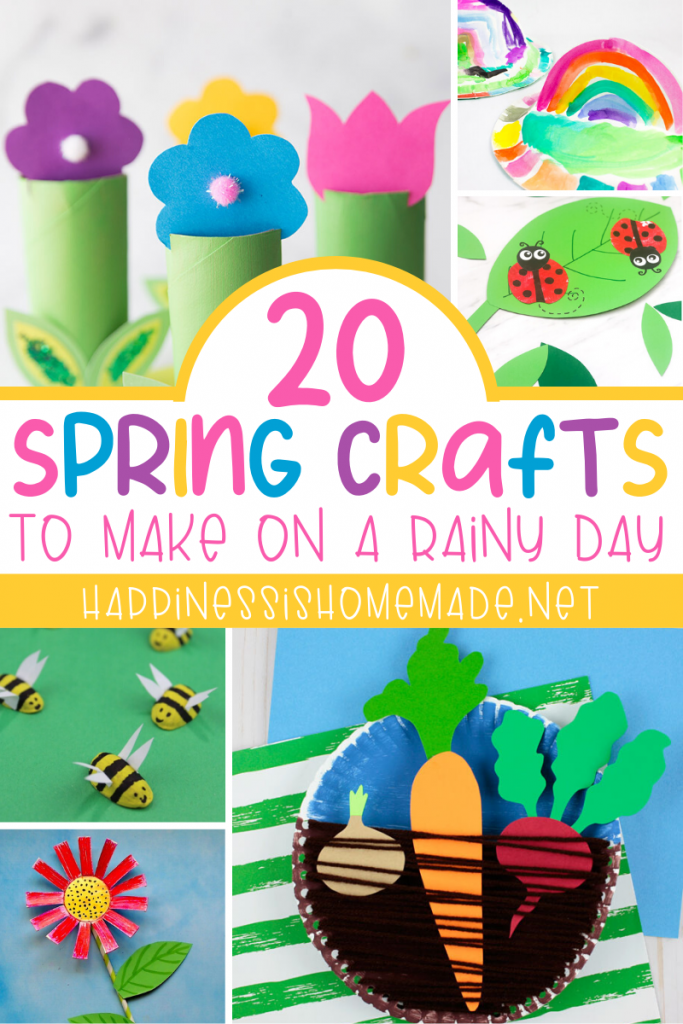 20 spring crafts to make on a rainy day