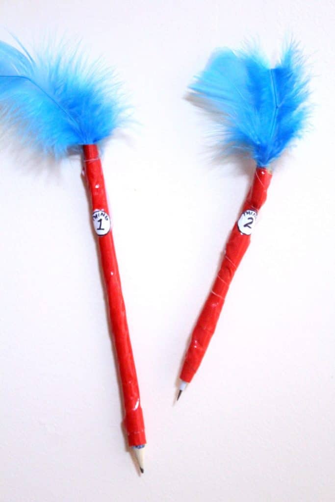 thing 1 and thing 2 pencil wraps 