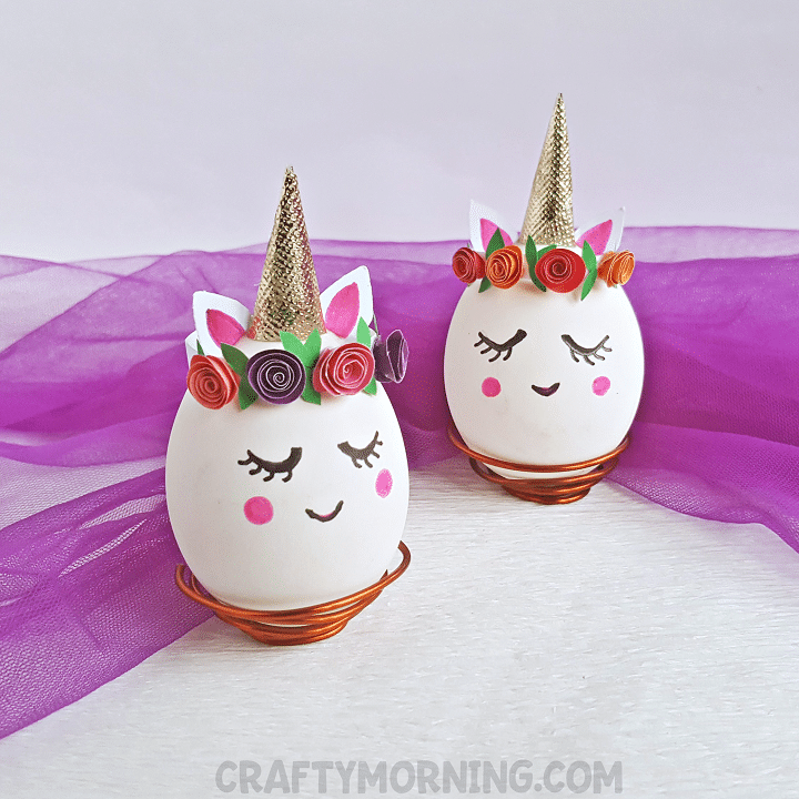 unicorn easter egg decorations