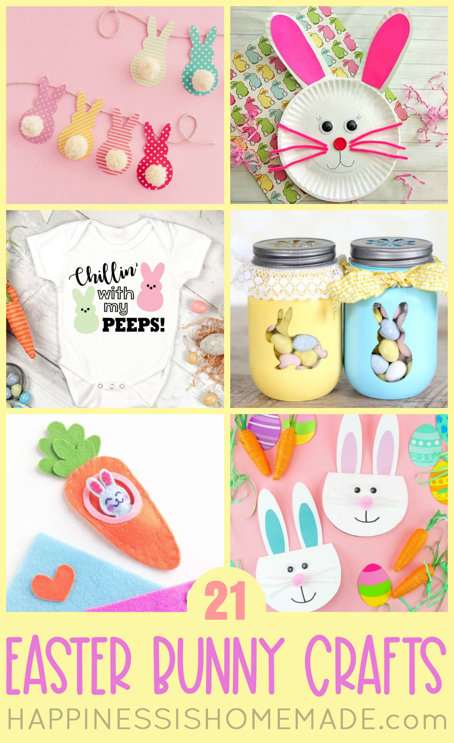 20+ Easy Easter Bunny Crafts