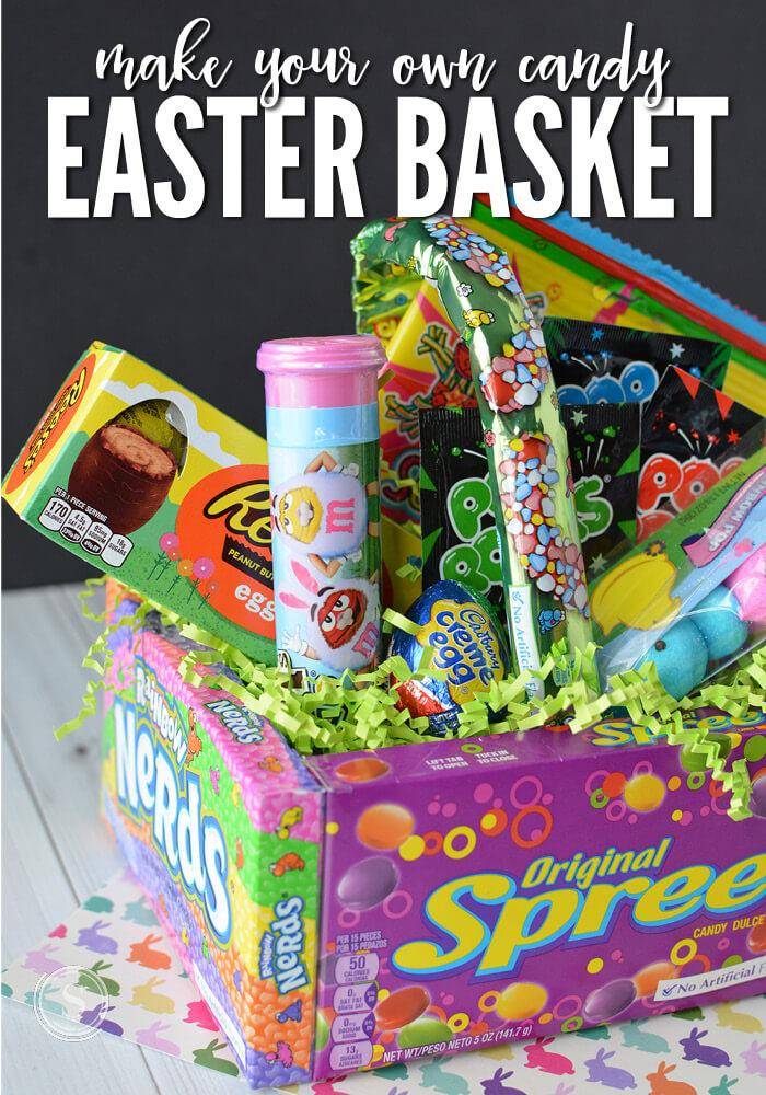 easter basket made entirely from candy 