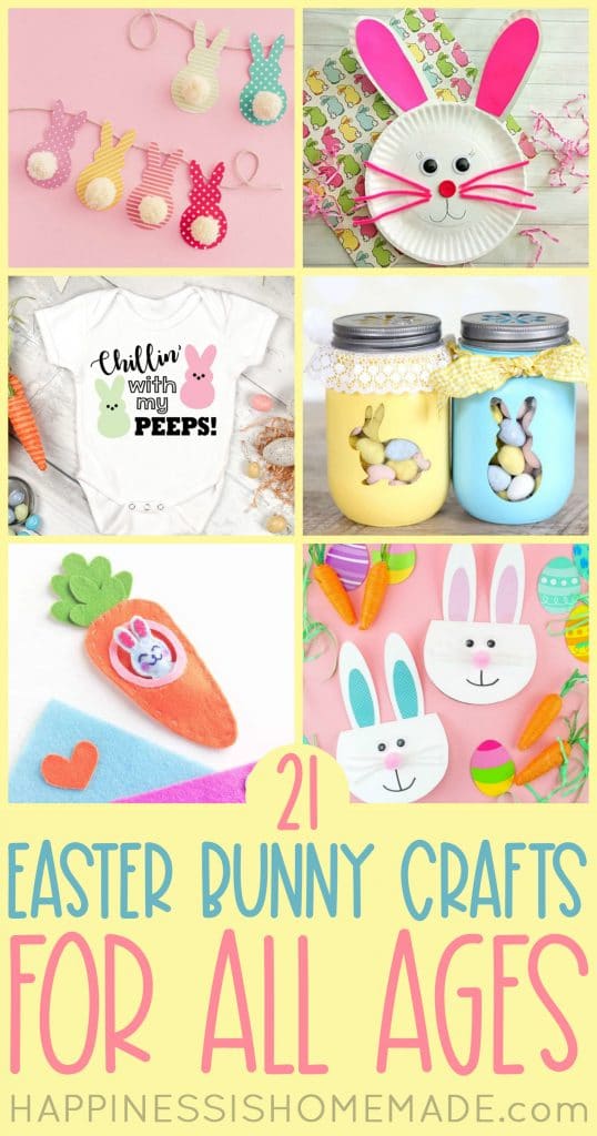 21 easter bunny crafts for all ages