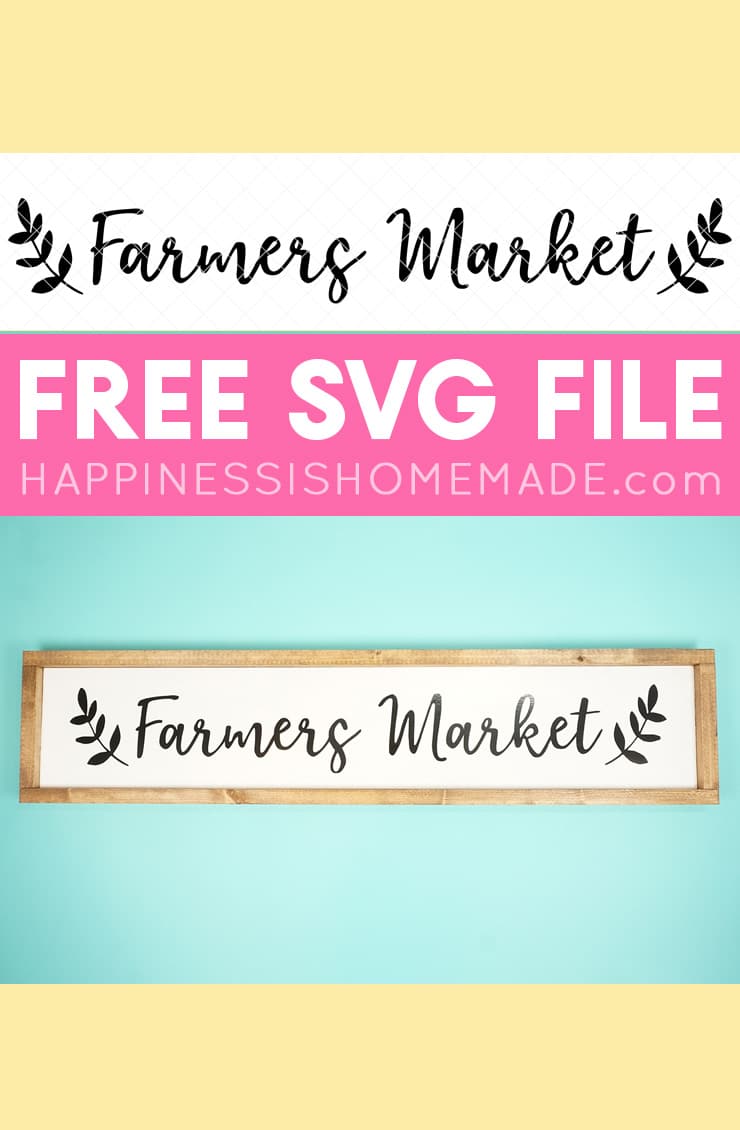 Free Farmers Market SVG File