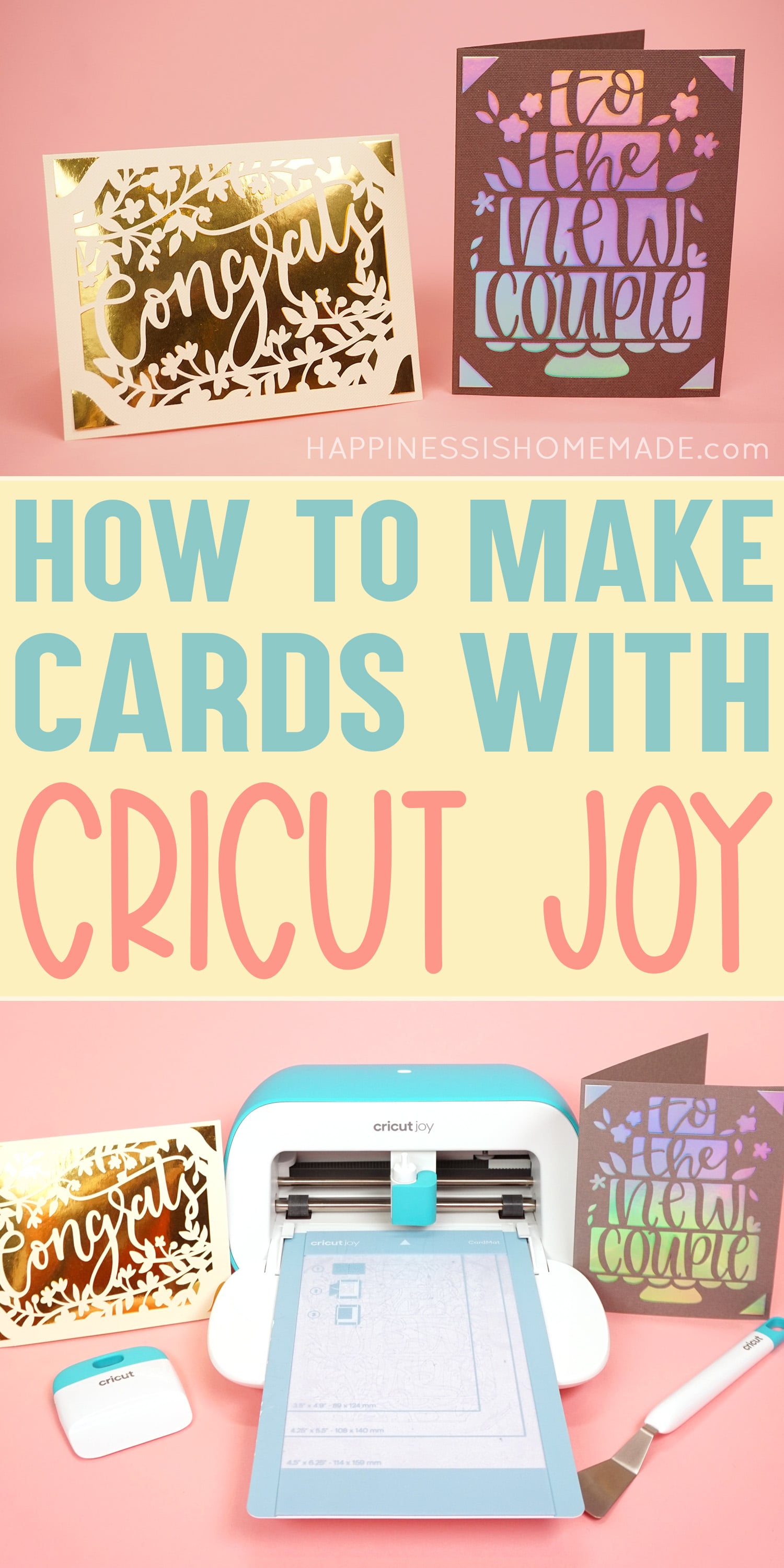 how to make cards with cricut joy 