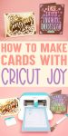 how to make cards with cricut joy