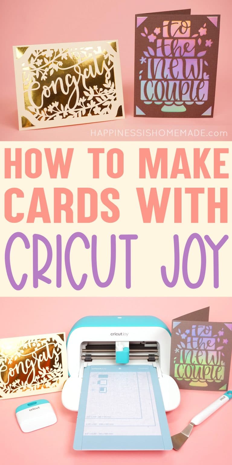 How to Use the Cricut Joy Card Mat & Insert Cards Happiness is Homemade