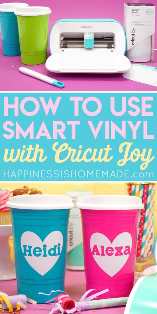 How To Use Smart Vinyl And Iron-On With The Cricut Joy Machine