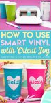 how to use smart vinyl with cricut joy 