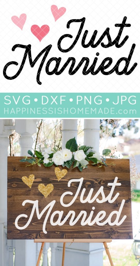 Just Married SVG