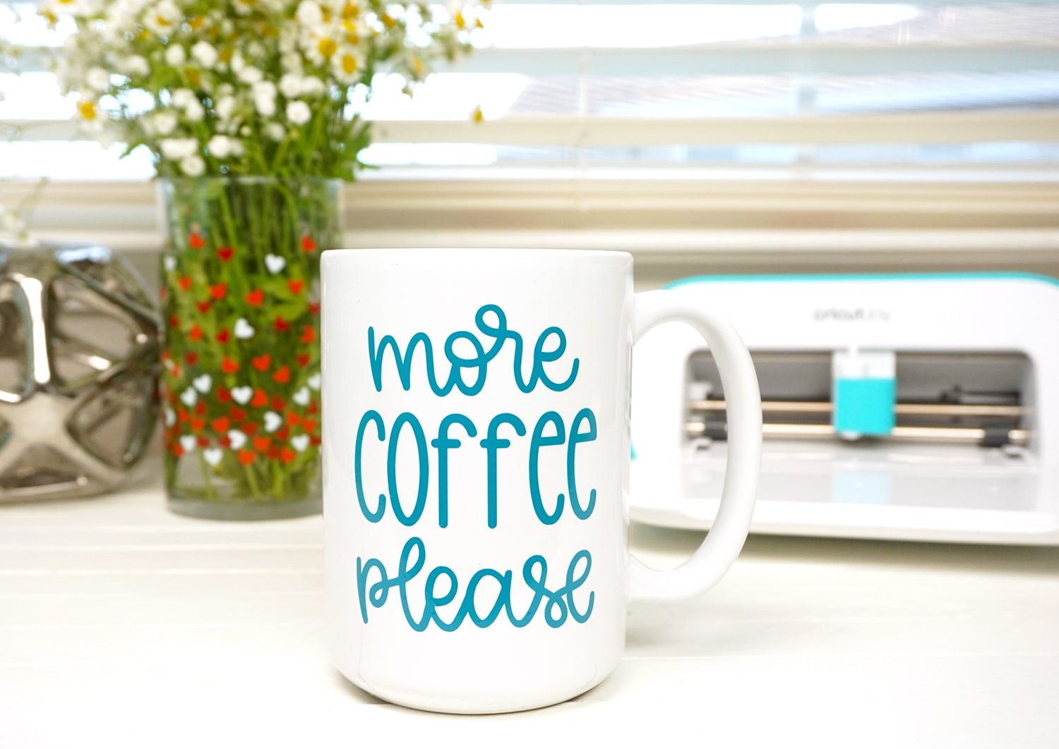 more coffee please svg file on mug