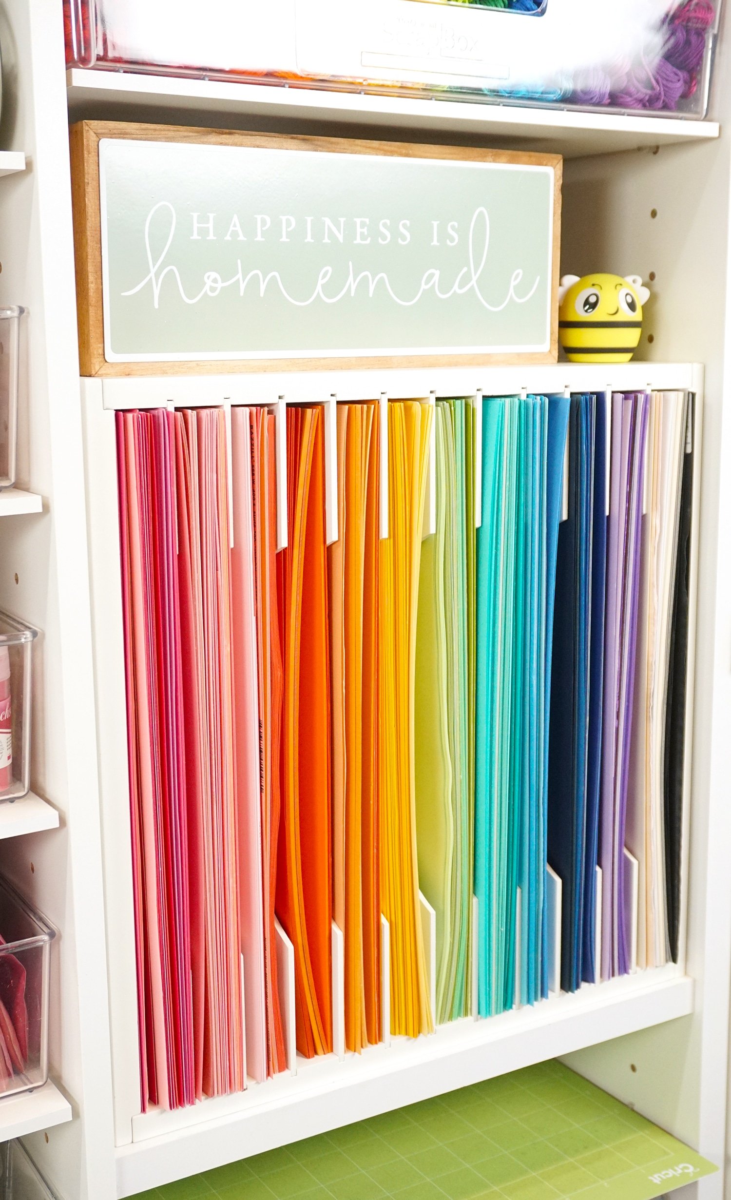 rainbow paper organizer in dreambox