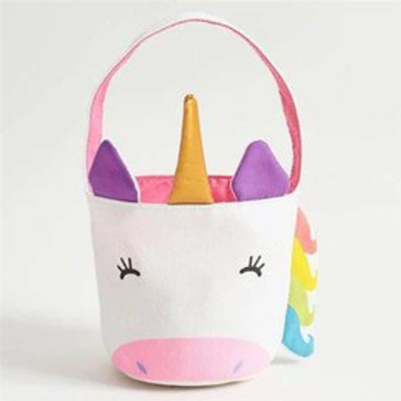 unicorn easter basket