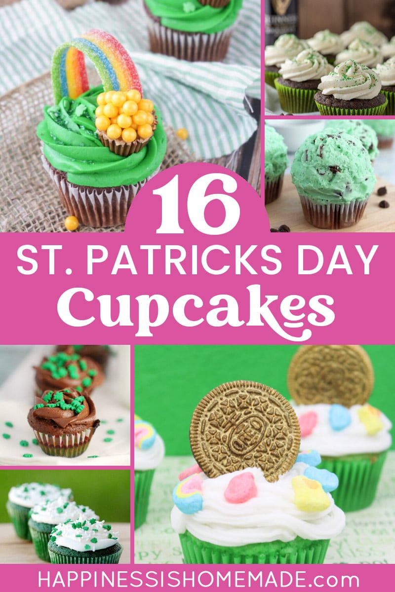 St. Patrick's Day Green Velvet Cupcake Shamrocks Recipe