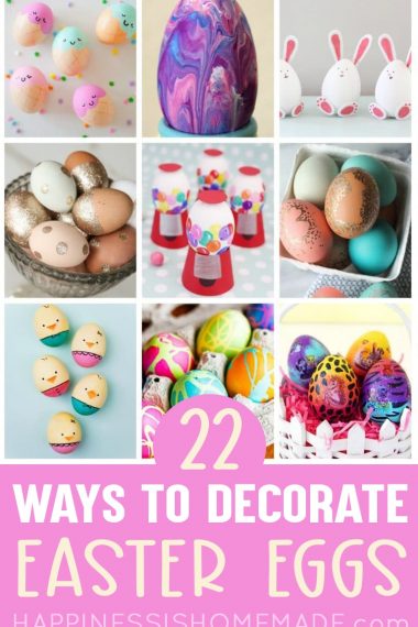 22 ways to decorate easter eggs
