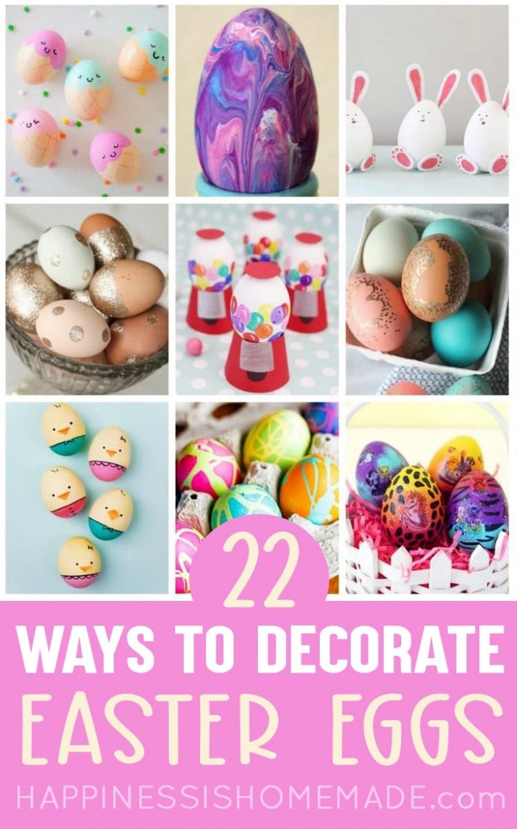 22 ways to decorate easter eggs