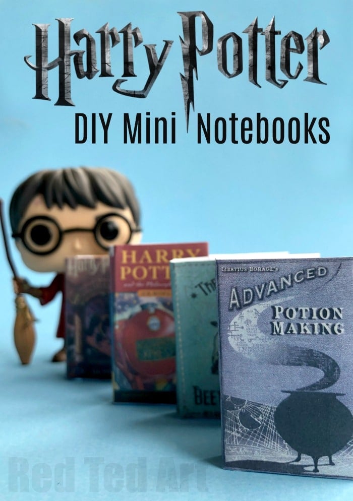 harry potter diy mini notebooks