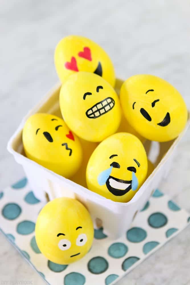 emoji themed easter eggs 