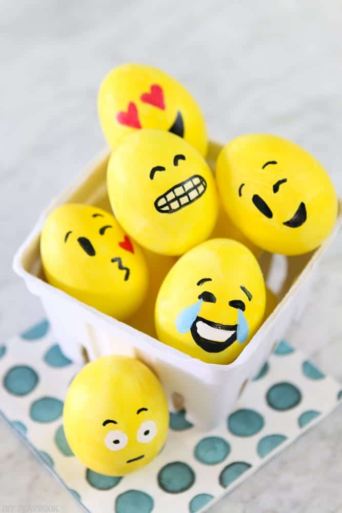 emoji themed easter eggs 