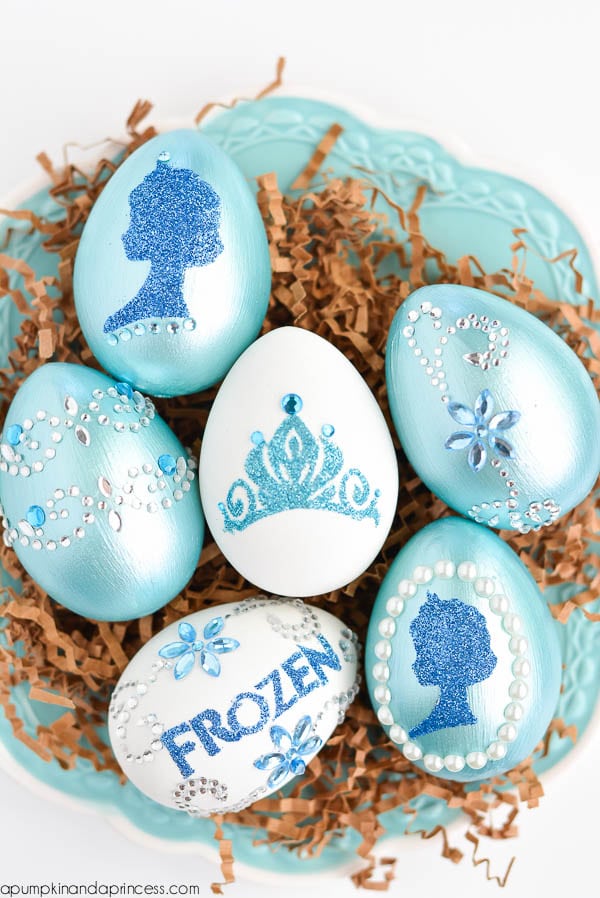 disney frozen inspired easter eggs