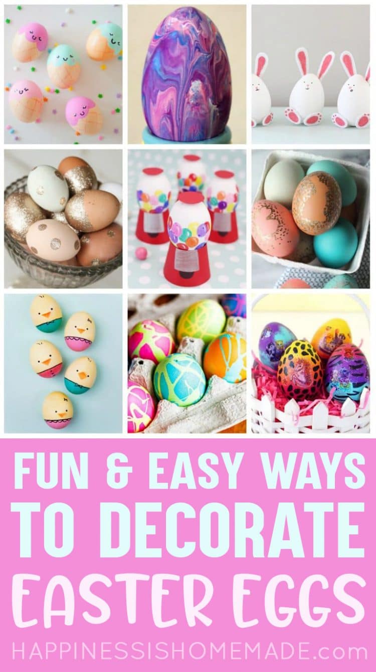 fun and easy ways to decorate easter eggs