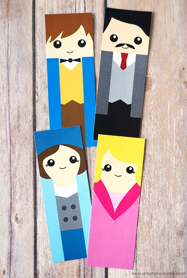 harry potter character vertical bookmarks