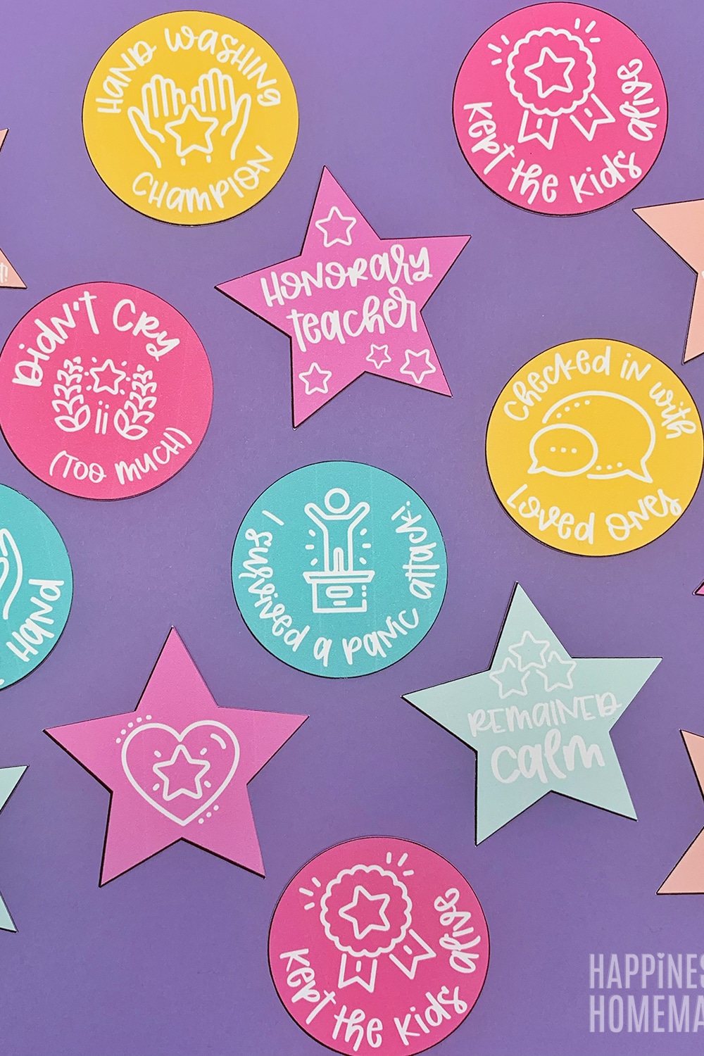 Adult Reward Stickers - Free Printable! - Happiness is Homemade