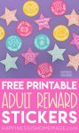 free printable adult reward stickers