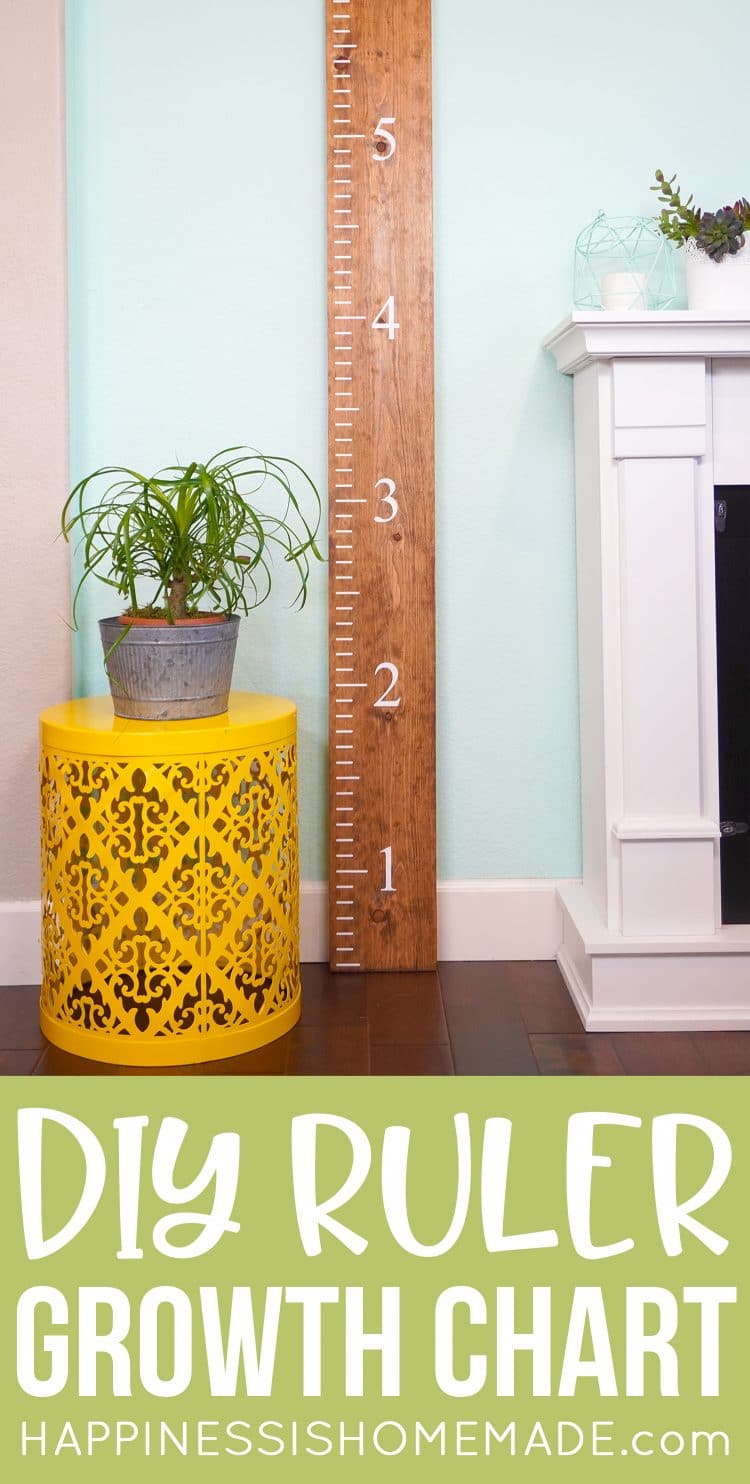 How to make a wooden growth chart ruler