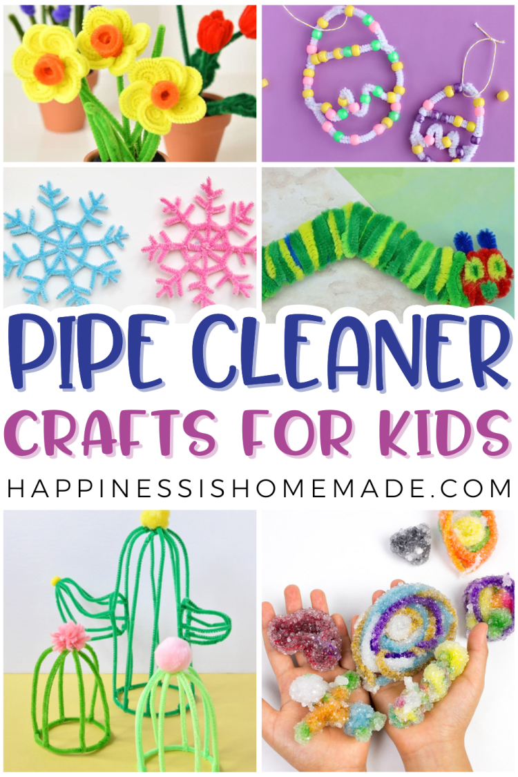 Pipe Cleaner Craft Supplies - 100 Piece Pipe Craft Kids Diy Art