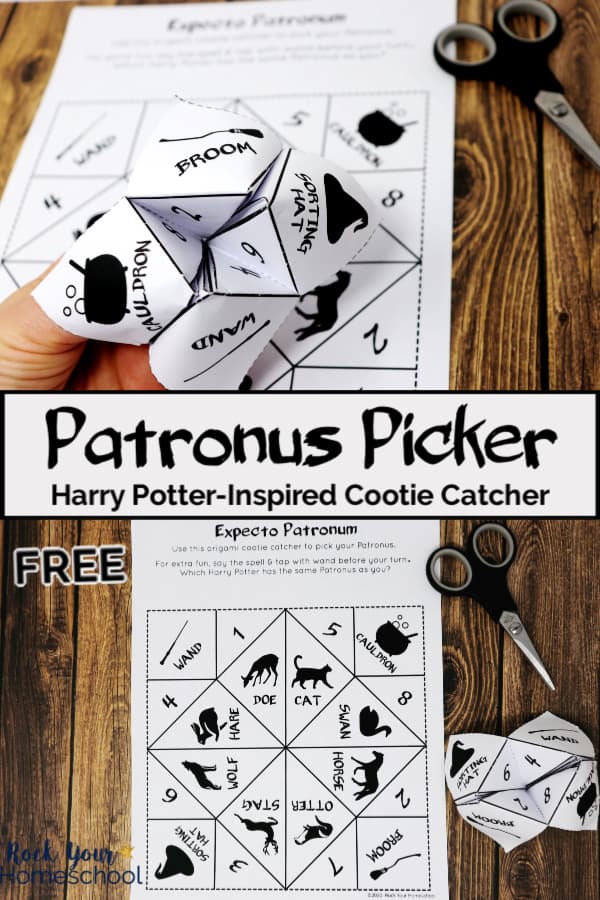 patronus picker cootie catcher craft 