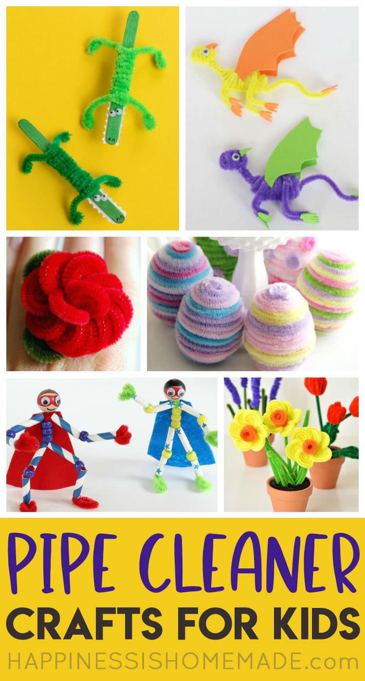 40+ Fun and Easy Pipe Cleaner Crafts - One Little Project