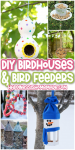 diy birdhouses and bird feeders