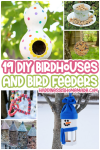 19 diy birdhouses and bird feeders