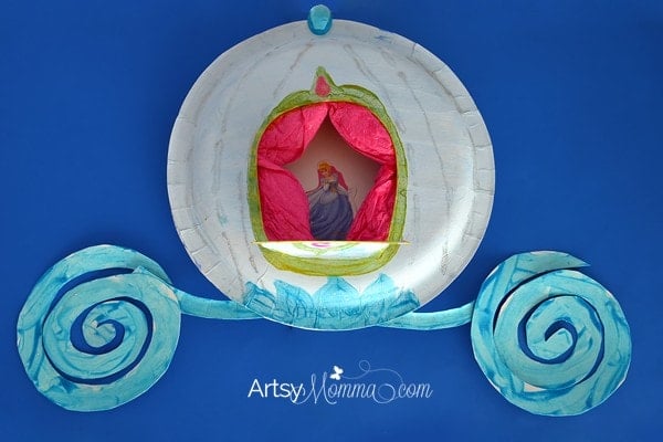 cinderella\'s carriage kids craft