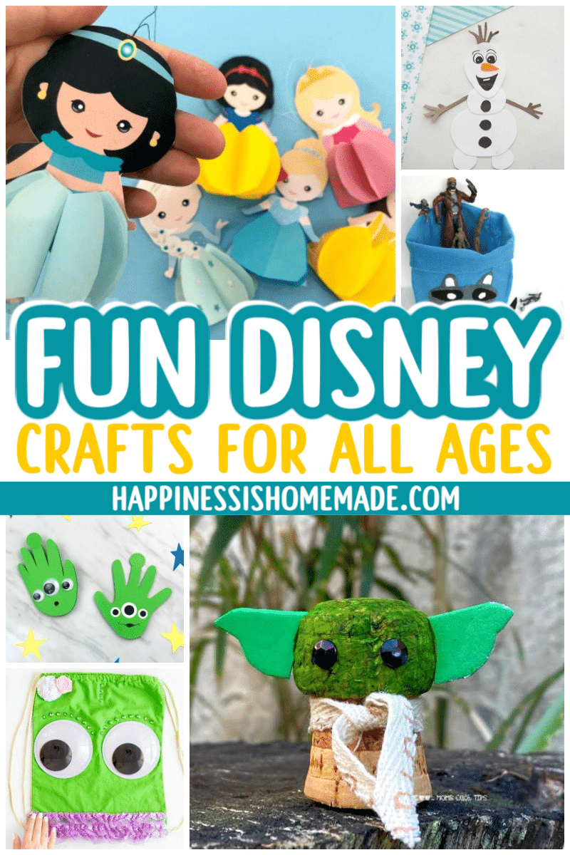 24 Fun Disney Crafts for All Ages - Happiness is Homemade