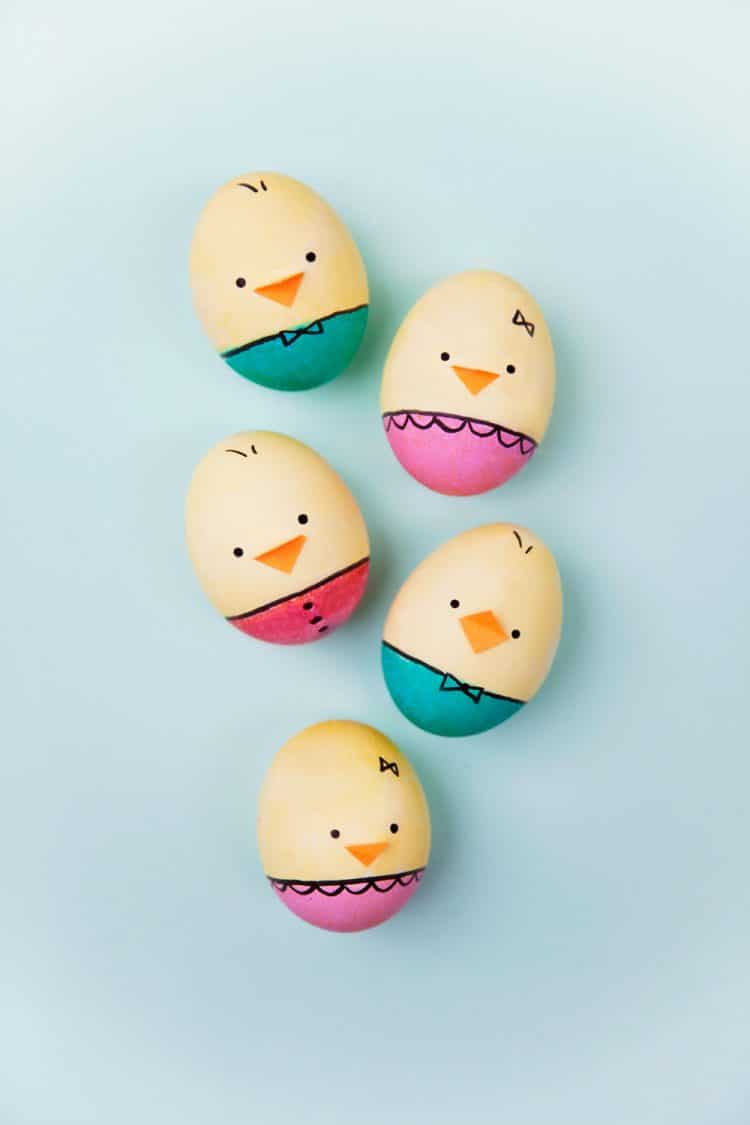easter eggs that look like chicks