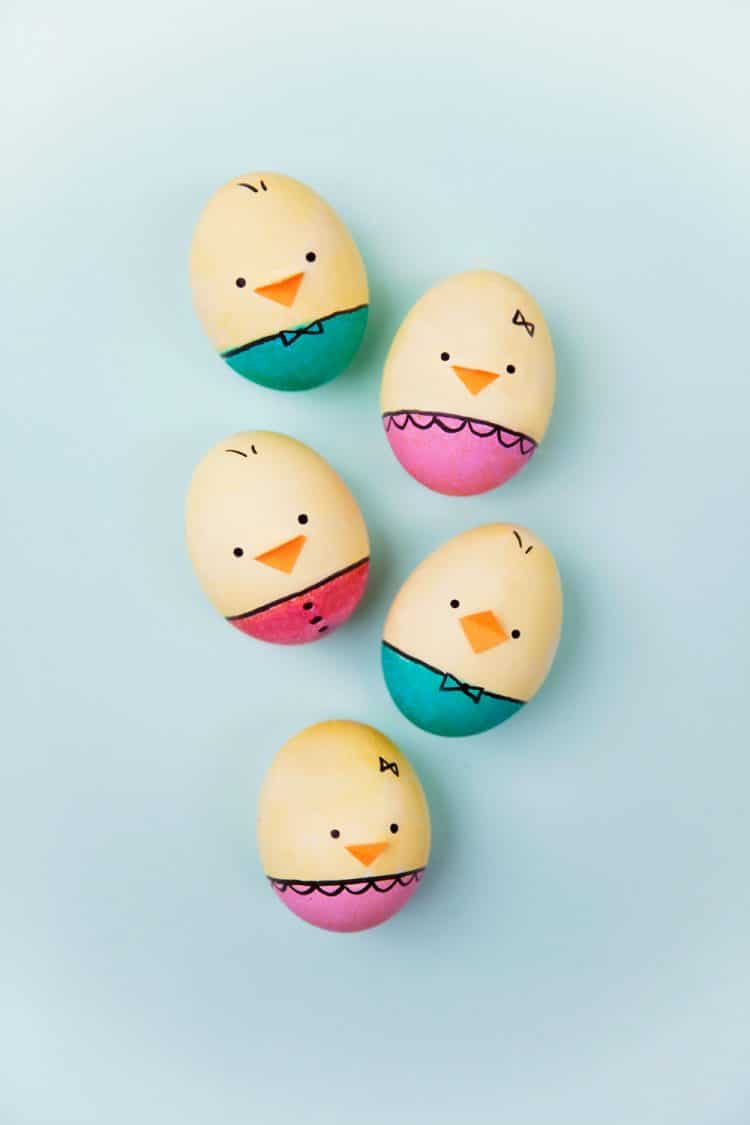 22 Easy Easter Egg Decorating Ideas - Happiness is Homemade