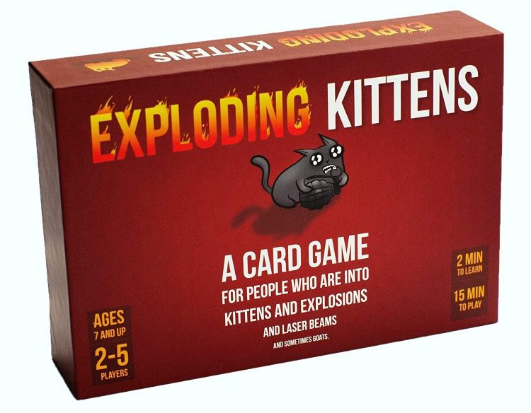 exploding kittens funny game for kids and adults